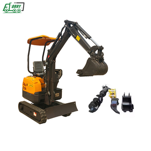 High <b>Top</b> ELORRY EL18 Hydraulic Mini Excavator Crawler 0.045m3 Cubic Meter Small Digger Crawler Excavator - Product Image 6