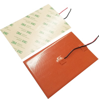 Équipement de chauffage électrique de taille personnalisée Coussin chauffant en silicone flexible avec élément chauffant à eau pour usage industriel