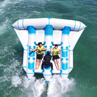 Bateau gonflable de sport d'été, banane aquatique, poisson volant, divertissement aquatique, tubes de ski aquatique gonflables, bateau tractable