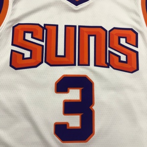 Maillots de basket américains respirants et cousus, grande taille, à manches courtes, pour l'été – Nouveaux maillots Phoenix en gros - Product Image 3