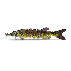 Nouvelles leurres de pêche, appâts durs articulés en 8 segments, leurres pour brochet, muskie, walleye, swimbait, wobblers réalistes, matériel de pêche pour brochet - Product Image 2
