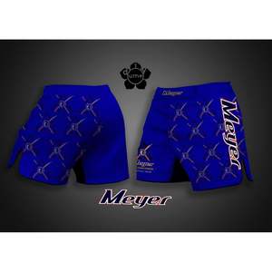 Diyume unisex กางเกงขาสั้นต่อสู้กลางต้นขากราฟิกที่กำหนดเองความทนทานสูงต่อสู้และมวยไทยศิลปะการต่อสู้แบบยืด - Product Image 5