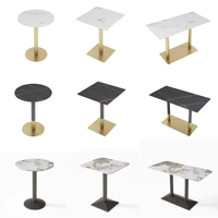Tables en dalles de pierre pour usage commercial, idéales pour les salons de thé, cafés, restaurants occidentaux, restaurants de fondue ; Tables sur mesure