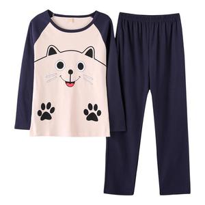 <span class=keywords><strong>Pigiama</strong></span> da <span class=keywords><strong>Donna</strong></span> con Pantaloni a Maniche Lunghe a Fantasia Multipla Set Carino da Casa con Cartoni Animati Vendita all'Ingrosso Abbigliamento da Notte per Ragazze - Product Image 6