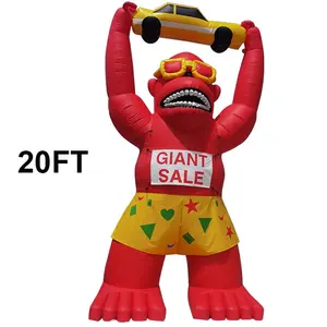China factory new Design Custom Giant Inflatable Gorilla Model Balloon In Advertising inflatables gigantes For Outdoor Activity