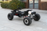Nuevo ATICOL LP-01C, Motor de Gasolina de 4 Tiempos y 212cc, Go-Kart con Frenos de Disco Hidráulicos, Transmisión por Cadena, Velocidad Máxima de 35 km/h, Consumo de Combustible de 3L/100km