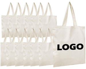 Borsa <span class=keywords><strong>Shopper</strong></span> in Tela di Cotone 100% Organico Personalizzabile con Logo OEM, Borse Vuote <span class=keywords><strong>per</strong></span> la Spesa al Supermercato - Product Image 1