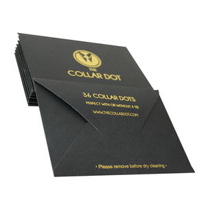 Cartes de remerciement personnalisées avec logo en feuille d'or noire, enveloppes - Saint-Valentin, Noël, papier recyclable écologique - Product Image 6