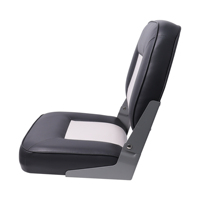 Siège de bateau pliable en cuir PU imperméable pour bateau de pêche, siège pliable pour bateau à fond plat, siège marin pour yacht et navire