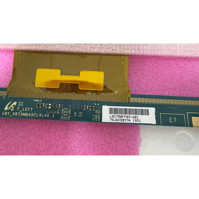 LSC750FF03 18Y VR75MB SAMSUNG 4K Resolution 75 Inch LCD TV Screen Panel with No Backlight for TVs