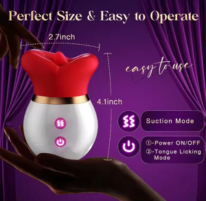 HotClitoral Langue Lécher Jouet 10 Aspiration Vibration Langue <span class=keywords><strong>Vibrant</strong></span> Licker Jouet G Spot Vibrateur Rose Jouet Vibrateur pour Femmes - Product Image 5
