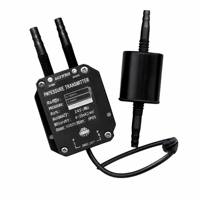 Transmisor de Presión de Viento PM19 4-20mA 24VDC, Sensor de Presión Diferencial de Aire de Alta Precisión 0.5% para Sistemas HVAC de Calderas, IP65