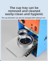 Vente chaude Nouveau Style Petite Tasse D'eau En Plastique Scellant Couvercle Machine pour Joint Boba Tasse Machine Manuel