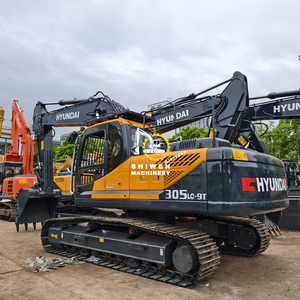 Excavadora de cadenas usada de 30 toneladas HYUNDAI 305LC-9T, fabricada en Corea, con motor original. Excavadora HYUNDAI 305 330 300 380 para minería pesada. - Product Image 2