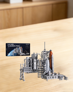 <span class=keywords><strong>Puzzle</strong></span> <span class=keywords><strong>3D</strong></span> en métal <span class=keywords><strong>Piececool</strong></span> LC-39 Launch Pad, kit de modèle de fusée spatiale à construire soi-même, objet de collection aérospatial et cadeau éducatif - Product Image 6