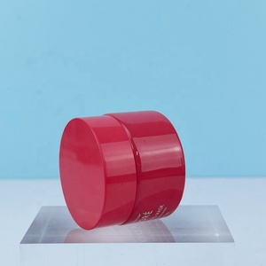 Envase Personalizado para Mascarilla Labial Nocturna, Impresión de Logotipo, Lados Rectos, Color Rojo Sandía, Tarro de Vidrio Blanco Opalino de 20g con Tapa - Product Image 3