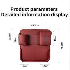 Support de fixation pour dossier de siège auto, Organisateur de voiture pour <span class=keywords><strong>enfants</strong></span>, Boîte à mouchoirs, Tablette pliable arrière - Product Image 6
