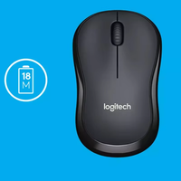 Logitech M220 souris sans fil silencieuse ambidextre gaucher droitier 1000dpi suivi optique 2.4ghz avec récepteur USB