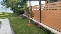 Barrière de jardin en alliage d'aluminium multicolore personnalisée, imperméable, anti-humidité, pour cour tropicale