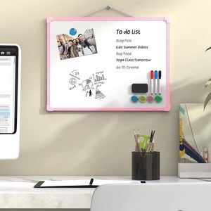 Tableau blanc effaçable à sec de haute qualité, mini tableau blanc suspendu pour notes de bureau, idéal pour les étudiants en classe - Product Image 2