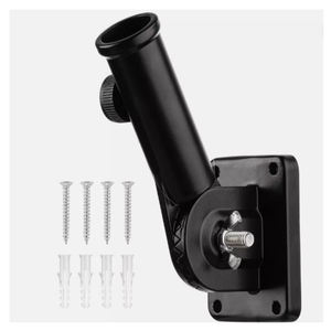 מוט דגל כבד בסיס פרסום חיצוני ציבורי מעמד ראשון מעמד קיר תלוי מוט דגל רכוב מוט נירוסטה - Product Image 1