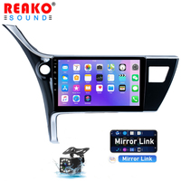 Autoradio GPS Android pour Toyota Corolla 2017 8 Core Support 4G SIM Card 4 + 64G Avec RDS DSP Car Stereo Radio