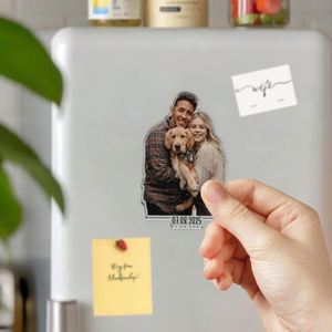 Imán Personalizado para Refrigerador con Foto, Imán Acrílico con Imagen de Perro, Gato o Familia, Decoración Magnética para el Hogar - Product Image 1