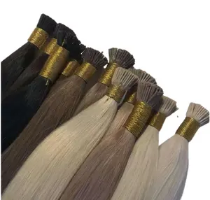 다양한 헤어 익스텐션 i 팁 u 팁 플랫 팁 플립 마이크로 링크 밍크 브라질 버진 인간의 머리카락 공급 업체 도매