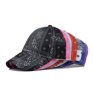 Casquette de baseball tendance et élégante en gros, style vintage, imprimé floral Paisley, pour femmes et hommes, idéale pour l'extérieur - Product Image 2