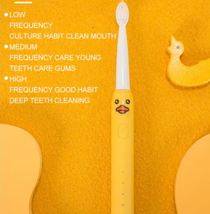 Kit de stérilisation pour enfants électriques polonais voyage lavable brosse à dents sonique douce LED IPX7 Rechargeable rafraîchissant Intelligent - Product Image 2