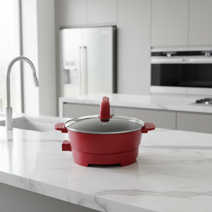 Olla Eléctrica Inteligente Automática Nueva con Capacidad de 6L, Antiadherente, Ahorradora de Energía, con Tapa de Vidrio Templado, para el Hogar - Product Image 1