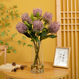 Flor Artificial Ruilisi Tipo Cojín de Almohada, Color Blanco Amarillento Claro, Tallo Único, Decoración para Bodas y Hogar - Product Image 2