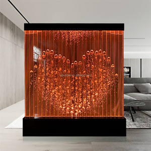 Mur d'eau à bulles sur pied avec éclairage LED RGB, écran mural à bulles d'eau - Product Image 2