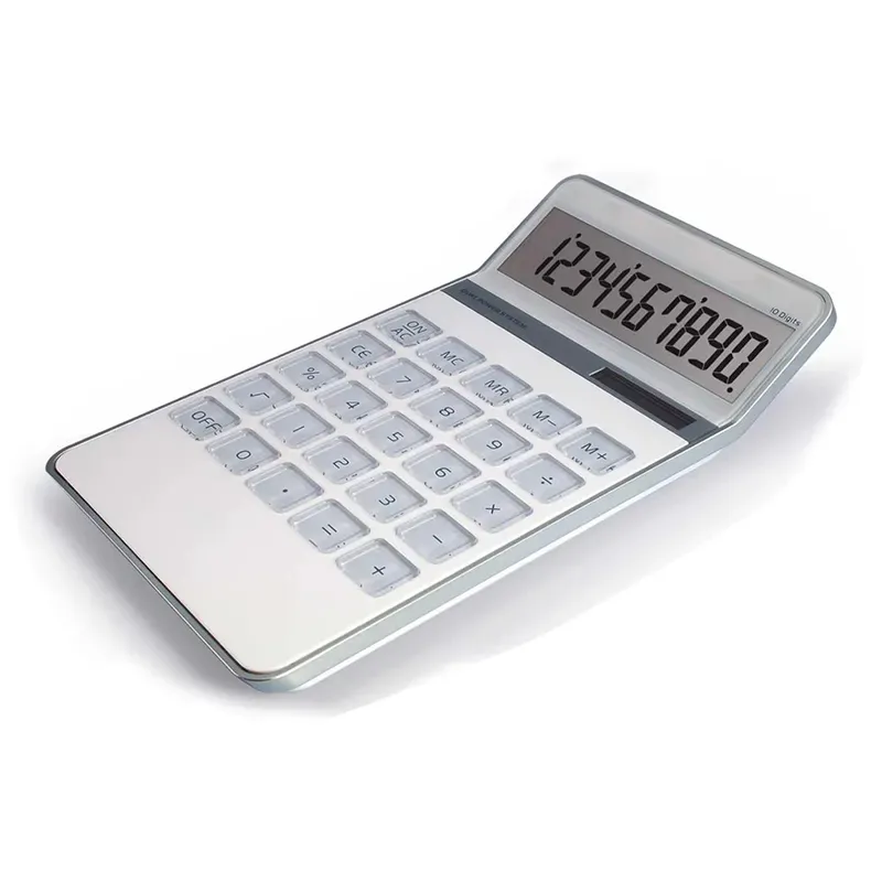 Calcolatrice da tavolo a 10 cifre all'ingrosso calcolatrice promozionale per ufficio per studenti della scuola con logo personalizzato