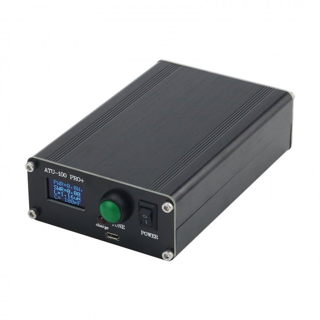 ATU-100 1.8-55Mhz mini automatic antenna tuner rechargeable receiver USB