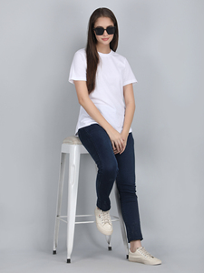 Oferta de verano, trajes femeninos, cuello redondo, Top Regular, camisetas de algodón personalizadas con gráfico para mujer, camisetas para mujer - Product Image 6