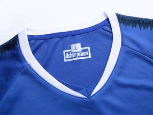 卸売高品質サッカーユニフォームデザイン昇華100% ポリエステルメッシュスローバックカスタムサッカーキットメンズサッカージャージ - Product Image 4