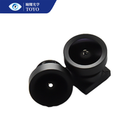 Objectif de vision arrière 6G en verre intégral, résolution 3MP, longueur focale 2,8 mm, grande ouverture 2,5 mm TTL 17 mm pour voitures