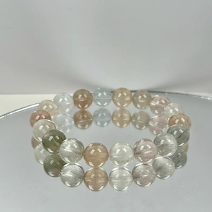 Precious Crystal Stone <b>Bracelet</b> Natural Super Seven Quartz <b>Bracelet</b> for <b>Men</b> Women <b>Bracelet</b> - Product Image 1
