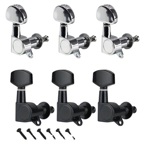 Cabezales de máquina de guitarra estilo Lp 3 + 3 cromado de calidad de proveedor de China clavijas de afinación para tienda de piezas de guitarra en línea DIY - Product Image 2