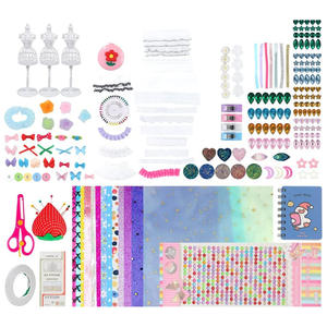 DIY Prinzessin Puppe Kleidung Mädchen Mode Design Kit Nähen Kunst handwerk Set für Mädchen Kinder Puppe Kleidung Herstellung Spielzeug - Product Image 4