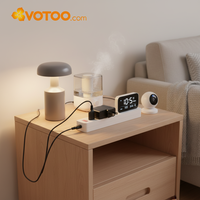Adaptateur secteur de haute qualité AC 100-240V 50/60Hz DC 5V 2A 10W avec câble de 1,2m, prise UK, montage mural, en matériau PC, pour électronique