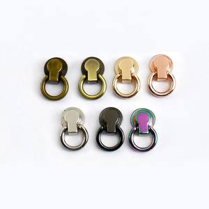 MeeTee KY252 8mm D Anneau Boucle Amovible Bandoulière Connecteurs Sac Matériel pour DIY Sacs Ceintures Stud Rivet avec Anneau Boucle - Product Image 1