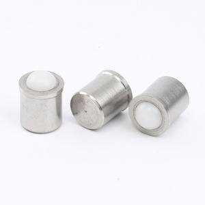 YX Ball <b>Screw</b> 304 Stainless Steel <b>Round</b> <b>Head</b> POM Pearl Finish Set-In Ball Plunger Positioning - Product Image 1