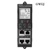 PDU de surveillance pour centre de données en rack, 8 prises EUP, interface SNMP485, ligne de commande Telnet, tension, courant, puissance, cascade GWGJ