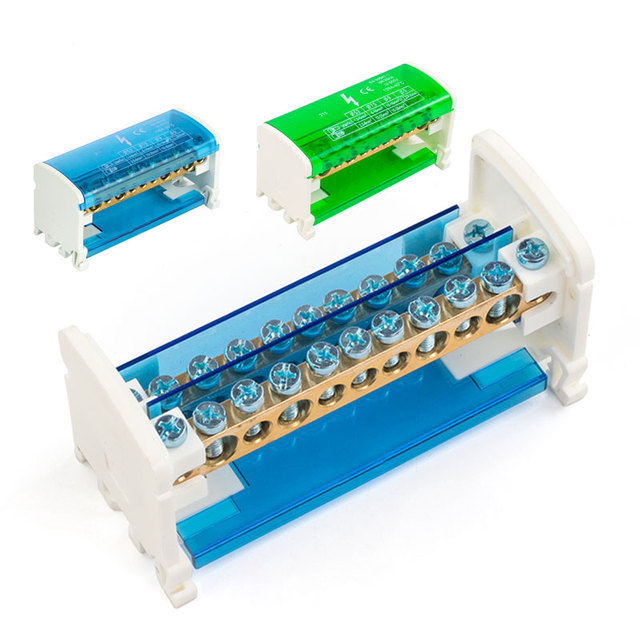 High Quality British Guide Rail Terminal Block Modular Junction Box Series 211 Waterproof Junction Box 2 in 11 Out