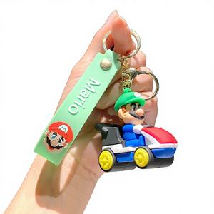 Llavero de Dibujos Animados de <span class=keywords><strong>Super</strong></span> Mario, Bonito, Popular, al por Mayor, Ecológico, Duradero, de PVC, para Niños y Niñas - Product Image 4