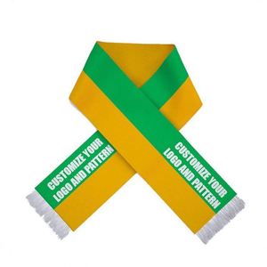 Bufandas Promocionales para Fanáticos de las Elecciones, Impresión de 180x13cm, Bufanda de Poliéster Personalizada para Campañas Políticas y Eventos Deportivos - Product Image 1