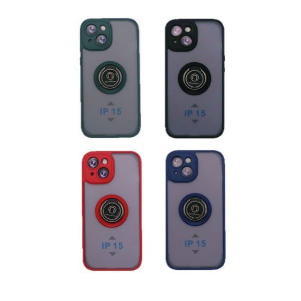 For for Magnetic TPU+PC Mobile Phone Case with Magnetic Ring Holder