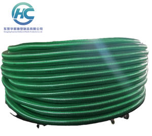 خرطوم مطاطي شفاف مقاوم للحرارة العالية من البولي فينيل كلوريد والبولي يوريثان معزز بأسلاك فولاذية لشفط المياه - Product Image 6